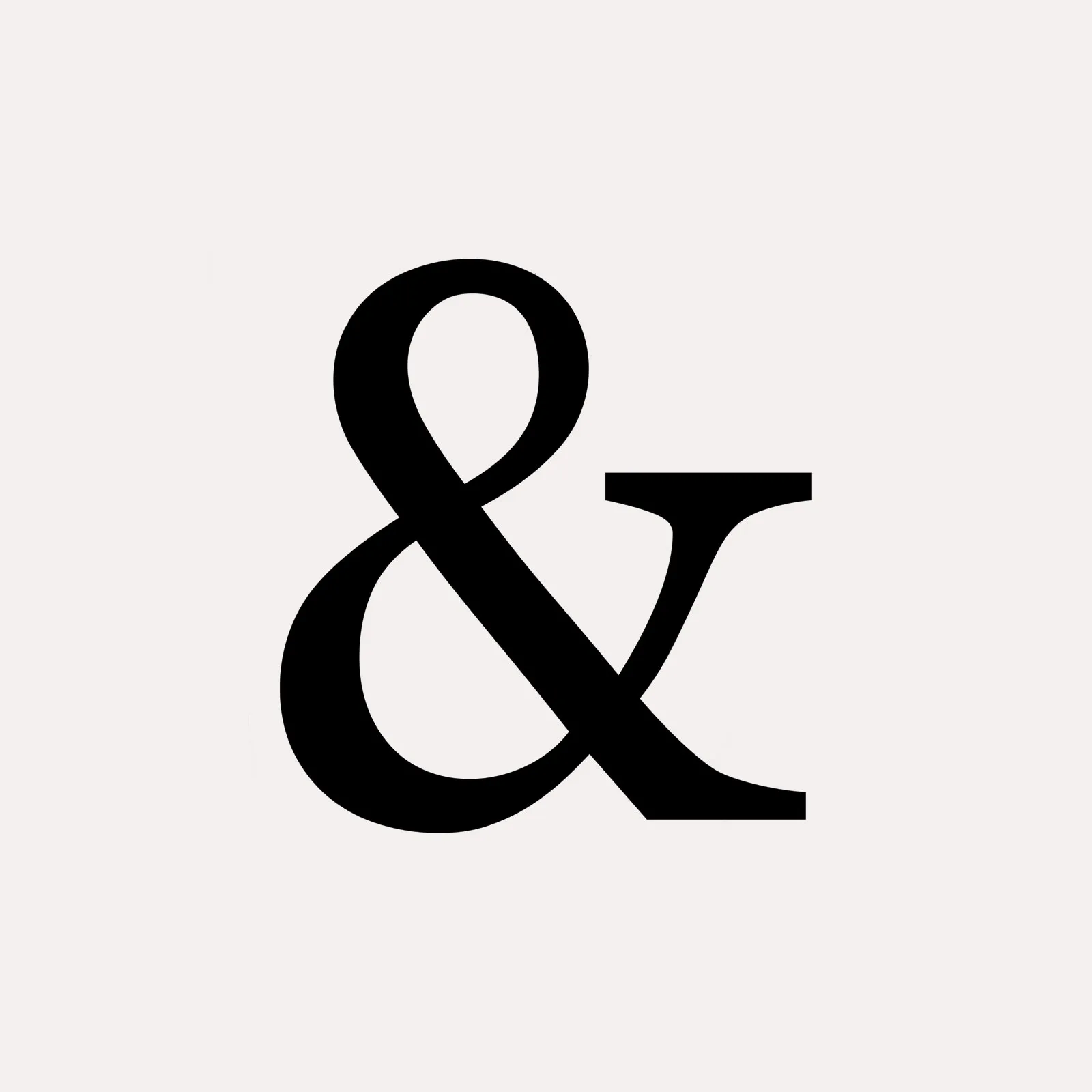 Ampersand symbol